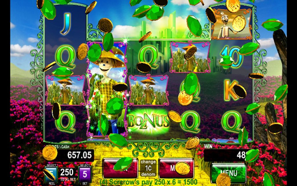 Wizard of Oz Slots Review gameplay